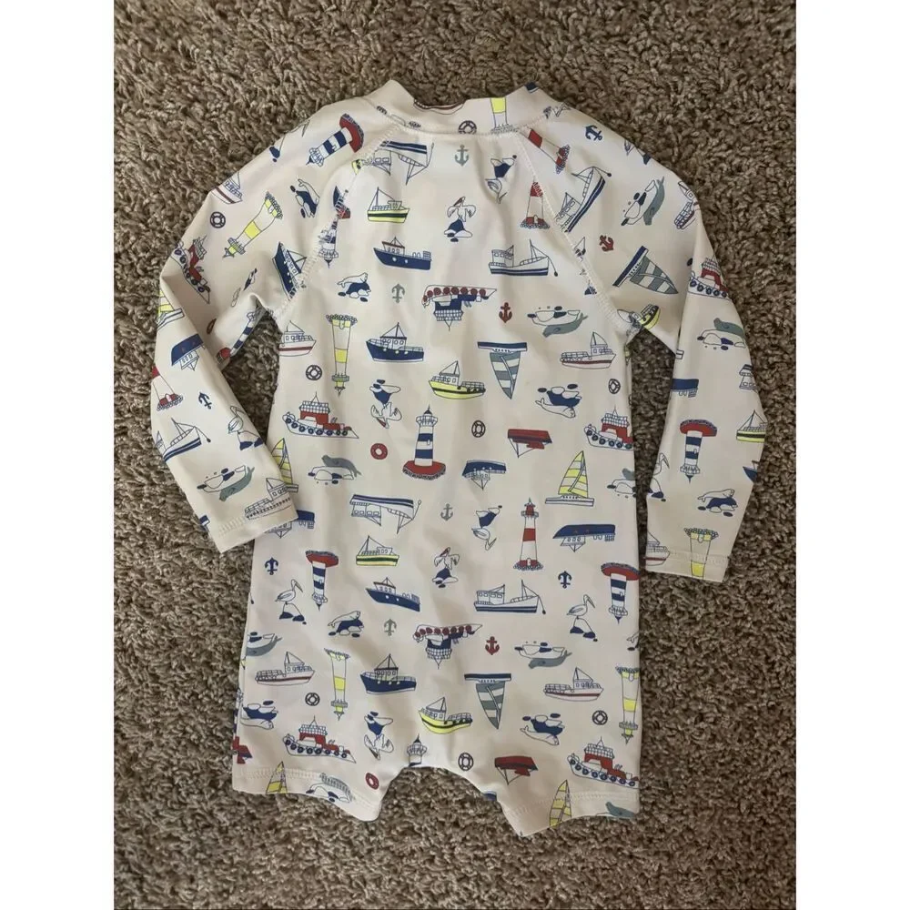 ❤️Old Navy Baby Long Sleeve Rash Guard Swimsuit